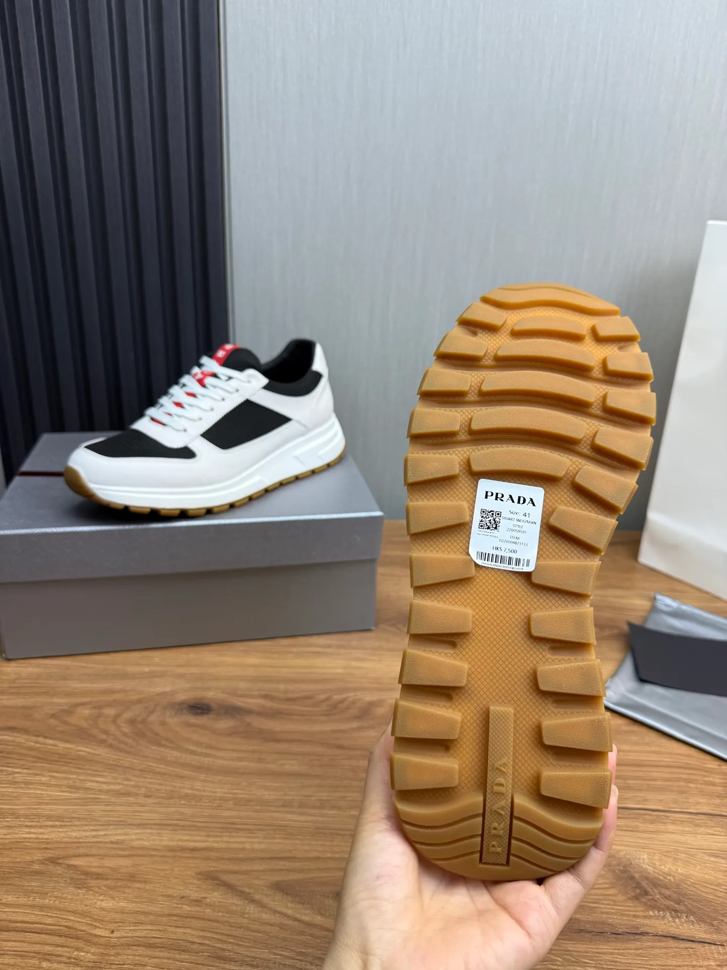 Men's shoes 💰560💰 [PRADA] Men's shoes are popular in the counter, official website is synchronized, 1 high-quality shipment ✔️Original cowhide upper + cowhide lining, 1🆚1 replica, original sole, 38-45 (45 customized, non-refundable)